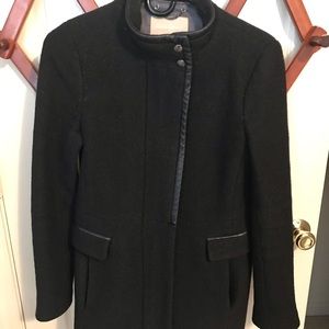 Banana Republic Black Wool Coat